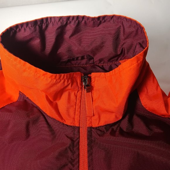 Virginia Tech Jacket Team Apparel Nike M Full Zip Athletic Maroon Orange Hokies - Picture 12 of 16